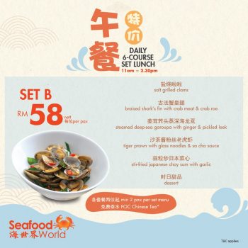 Seafood-World-Super-Value-Lunch-Set-Deal-2-350x350 - Beverages Food , Restaurant & Pub Promotions & Freebies Selangor 