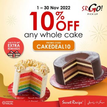 Secret-Recipe-Whole-Cake-Promotion-350x350 - Beverages Cake Food , Restaurant & Pub Promotions & Freebies 