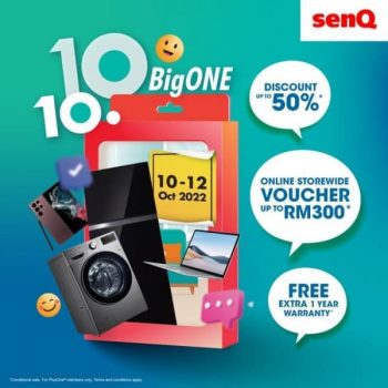 SenQ-10.10-BigOne-Sale-350x350 - Electronics & Computers Home Appliances Johor Kedah Kelantan Kitchen Appliances Kuala Lumpur Malaysia Sales Melaka Negeri Sembilan Online Store Pahang Penang Perak Perlis Putrajaya Sabah Sarawak Selangor Terengganu 