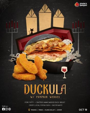 Spades-Burger-Duckula-Promo-350x438 - Beverages Food , Restaurant & Pub Johor Kedah Kelantan Kuala Lumpur Melaka Negeri Sembilan Pahang Penang Perak Perlis Promotions & Freebies Putrajaya Sabah Sarawak Selangor Terengganu 