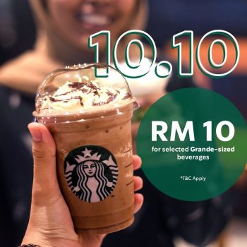 Starbucks-10.10-Treats-Deal-350x350 - Beverages Food , Restaurant & Pub Johor Kedah Kelantan Kuala Lumpur Melaka Negeri Sembilan Pahang Penang Perak Perlis Promotions & Freebies Putrajaya Sabah Sarawak Selangor Terengganu 