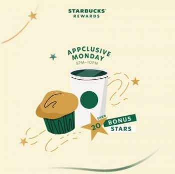 Starbucks-Monday-Promotion-Earn-20-Bonus-Stars-Deal-350x349 - Beverages Food , Restaurant & Pub Johor Kedah Kelantan Kuala Lumpur Melaka Negeri Sembilan Pahang Penang Perak Perlis Promotions & Freebies Putrajaya Sabah Sarawak Selangor Terengganu 