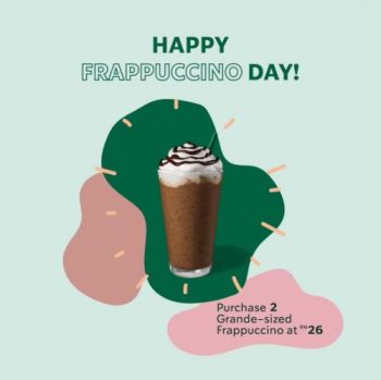 Starbucks-National-Frappuccino-Day-Promotion-350x349 - Beverages Food , Restaurant & Pub Johor Kedah Kelantan Kuala Lumpur Melaka Negeri Sembilan Pahang Penang Perak Perlis Promotions & Freebies Putrajaya Sabah Sarawak Selangor Terengganu 