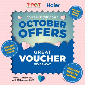 T-Pot-Group-HAIER-October-Promotion-350x350 - Electronics & Computers Home Appliances IT Gadgets Accessories Promotions & Freebies 