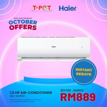 T-Pot-Group-HAIER-October-Promotion11-350x350 - Electronics & Computers Home Appliances IT Gadgets Accessories Promotions & Freebies