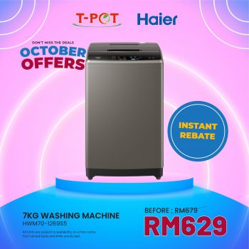 T-Pot-Group-HAIER-October-Promotion4-350x350 - Electronics & Computers Home Appliances IT Gadgets Accessories Promotions & Freebies 