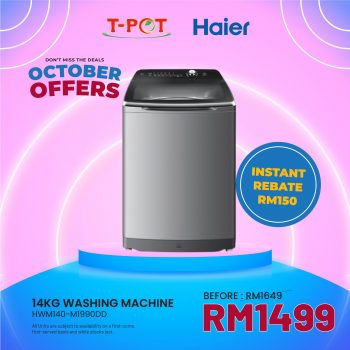 T-Pot-Group-HAIER-October-Promotion5-350x350 - Electronics & Computers Home Appliances IT Gadgets Accessories Promotions & Freebies 