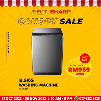 T-Pot-Sharp-Canopy-Sale-10-350x350 - Computer Accessories Electronics & Computers Home Appliances IT Gadgets Accessories Kitchen Appliances Malaysia Sales Selangor 