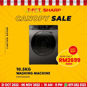 T-Pot-Sharp-Canopy-Sale-13-350x350 - Computer Accessories Electronics & Computers Home Appliances IT Gadgets Accessories Kitchen Appliances Malaysia Sales Selangor 