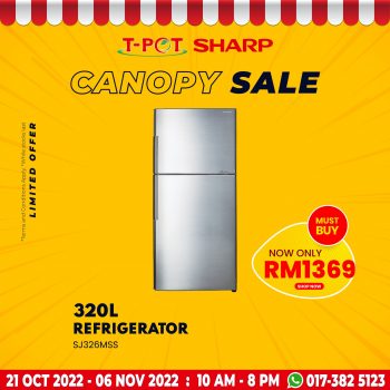 T-Pot-Sharp-Canopy-Sale-14-350x350 - Computer Accessories Electronics & Computers Home Appliances IT Gadgets Accessories Kitchen Appliances Malaysia Sales Selangor 