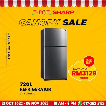 T-Pot-Sharp-Canopy-Sale-15-350x350 - Computer Accessories Electronics & Computers Home Appliances IT Gadgets Accessories Kitchen Appliances Malaysia Sales Selangor 