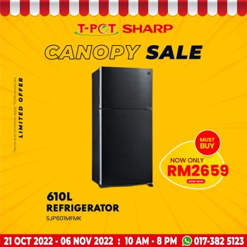 T-Pot-Sharp-Canopy-Sale-18-350x350 - Computer Accessories Electronics & Computers Home Appliances IT Gadgets Accessories Kitchen Appliances Malaysia Sales Selangor 