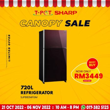 T-Pot-Sharp-Canopy-Sale-19-350x350 - Computer Accessories Electronics & Computers Home Appliances IT Gadgets Accessories Kitchen Appliances Malaysia Sales Selangor 