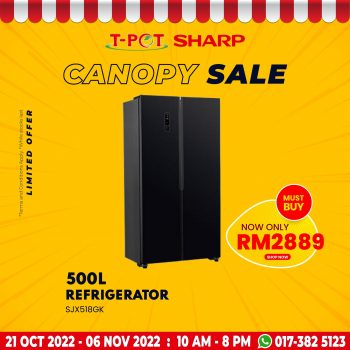 T-Pot-Sharp-Canopy-Sale-20-350x350 - Computer Accessories Electronics & Computers Home Appliances IT Gadgets Accessories Kitchen Appliances Malaysia Sales Selangor 