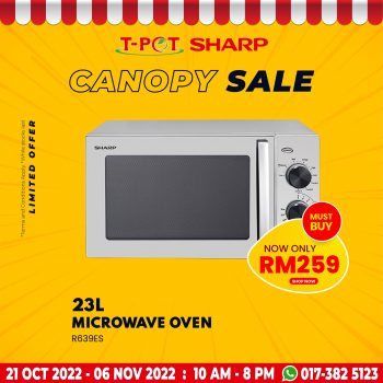 T-Pot-Sharp-Canopy-Sale-5-350x350 - Computer Accessories Electronics & Computers Home Appliances IT Gadgets Accessories Kitchen Appliances Malaysia Sales Selangor 