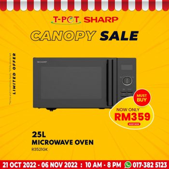 T-Pot-Sharp-Canopy-Sale-6-350x350 - Computer Accessories Electronics & Computers Home Appliances IT Gadgets Accessories Kitchen Appliances Malaysia Sales Selangor 