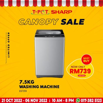 T-Pot-Sharp-Canopy-Sale-7-350x350 - Computer Accessories Electronics & Computers Home Appliances IT Gadgets Accessories Kitchen Appliances Malaysia Sales Selangor 