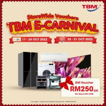 TBM-E-Carnival-Promotion-1-350x350 - Computer Accessories Electronics & Computers Home Appliances IT Gadgets Accessories Johor Kedah Kelantan Kitchen Appliances Kuala Lumpur Melaka Negeri Sembilan Online Store Pahang Penang Perak Perlis Promotions & Freebies Putrajaya Sabah Sarawak Selangor Terengganu 