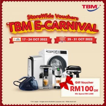 TBM-E-Carnival-Promotion-2-350x350 - Computer Accessories Electronics & Computers Home Appliances IT Gadgets Accessories Johor Kedah Kelantan Kitchen Appliances Kuala Lumpur Melaka Negeri Sembilan Online Store Pahang Penang Perak Perlis Promotions & Freebies Putrajaya Sabah Sarawak Selangor Terengganu 