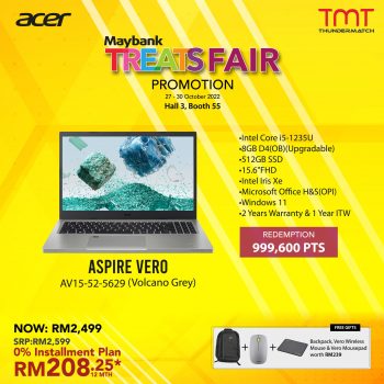 TMT-Acer-Promotion-at-Maybank-Treats-Fair-5-350x350 - Computer Accessories Electronics & Computers IT Gadgets Accessories Kuala Lumpur Laptop Promotions & Freebies Selangor 
