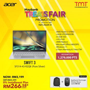 TMT-Acer-Promotion-at-Maybank-Treats-Fair-6-350x350 - Computer Accessories Electronics & Computers IT Gadgets Accessories Kuala Lumpur Laptop Promotions & Freebies Selangor 