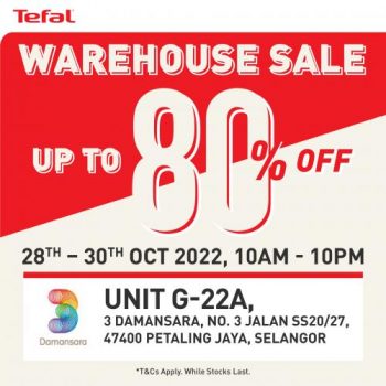 Tefal-Warehouse-Sales-Up-To-80-OFF-at-3-Damansara-350x350 - Electronics & Computers Home Appliances Kitchen Appliances Warehouse Sale & Clearance in Malaysia 