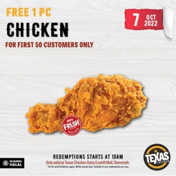 Texas-Chicken-Opening-Promotion-at-Setia-Ecohill-Mall-1-1-350x350 - Beverages Food , Restaurant & Pub Promotions & Freebies Selangor 