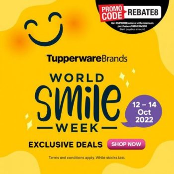 Tupperware-Brands-World-Smile-Week-Promotion-350x350 - Johor Kedah Kelantan Kuala Lumpur Melaka Negeri Sembilan Others Pahang Penang Perak Perlis Promotions & Freebies Putrajaya Sabah Sarawak Selangor Terengganu 