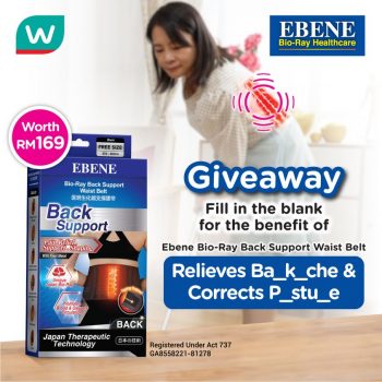 Watsons-EBENE-Giveaway-350x350 - Beauty & Health Cosmetics Events & Fairs Hair Care Health Supplements Johor Kedah Kelantan Kuala Lumpur Melaka Negeri Sembilan Pahang Penang Perak Perlis Personal Care Putrajaya Sabah Sarawak Selangor Skincare Terengganu 