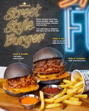 myBurgerLab-Limited-Edition-Street-Syle-Burger-Promotion-350x438 - Beverages Food , Restaurant & Pub Promotions & Freebies 