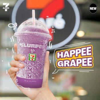 7-Eleven-Happee-Grapee-Slurpee-Promo-350x350 - Beverages Food , Restaurant & Pub Johor Kedah Kelantan Kuala Lumpur Melaka Negeri Sembilan Pahang Penang Perak Perlis Promotions & Freebies Putrajaya Sabah Sarawak Selangor Supermarket & Hypermarket Terengganu 