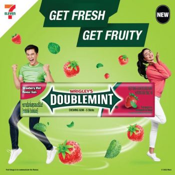 7-Eleven-Wrigleys-Doublemint-Straweberry-Mint-Deal-350x350 - Johor Kedah Kelantan Kuala Lumpur Melaka Negeri Sembilan Pahang Penang Perak Perlis Promotions & Freebies Putrajaya Sabah Sarawak Selangor Supermarket & Hypermarket Terengganu 
