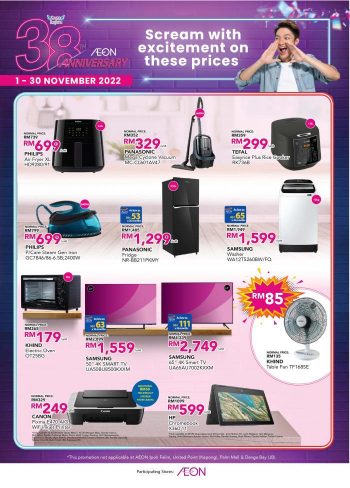 AEON-38th-Anniversary-Promotion-5-350x488 - Johor Kedah Kelantan Kuala Lumpur Melaka Negeri Sembilan Pahang Penang Perak Perlis Promotions & Freebies Putrajaya Sabah Sarawak Selangor Supermarket & Hypermarket Terengganu 