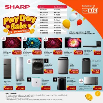 AEON-BiG-Sharp-PayDay-Sale-350x350 - Electronics & Computers Home Appliances Johor Kedah Kelantan Kitchen Appliances Kuala Lumpur Malaysia Sales Melaka Negeri Sembilan Pahang Penang Perak Perlis Putrajaya Sabah Sarawak Selangor Supermarket & Hypermarket Terengganu 