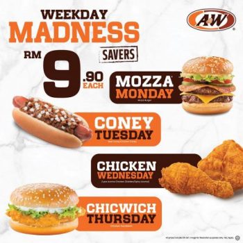 AW-Weekday-Madness-Savers-Promotion-350x350 - Beverages Food , Restaurant & Pub Johor Kedah Kelantan Kuala Lumpur Melaka Negeri Sembilan Pahang Penang Perak Perlis Promotions & Freebies Putrajaya Sabah Sarawak Selangor Terengganu 