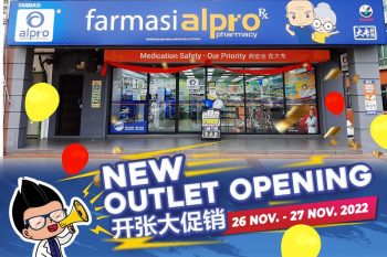 Alpro-Pharmacy-Grand-Opening-of-9-New-Outlets-350x233 - Beauty & Health Health Supplements Kelantan Kuala Lumpur Penang Perak Personal Care Promotions & Freebies Selangor 