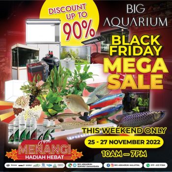 BIG-Aquarium-Black-Friday-Mega-Sale-350x350 - Pets Selangor Sports,Leisure & Travel Warehouse Sale & Clearance in Malaysia 