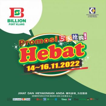 BILLION-Special-Promotion-at-Port-Klang-3-350x350 - Promotions & Freebies Selangor Supermarket & Hypermarket 