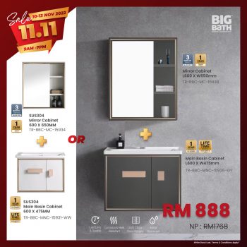 Big-Bath-11.11-Sale-13-350x350 - Home & Garden & Tools Johor Kedah Kelantan Kuala Lumpur Malaysia Sales Melaka Negeri Sembilan Pahang Penang Perak Perlis Putrajaya Sabah Sanitary & Bathroom Sarawak Selangor Terengganu 