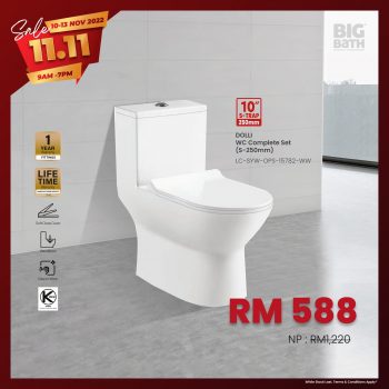 Big-Bath-11.11-Sale-19-350x350 - Home & Garden & Tools Johor Kedah Kelantan Kuala Lumpur Malaysia Sales Melaka Negeri Sembilan Pahang Penang Perak Perlis Putrajaya Sabah Sanitary & Bathroom Sarawak Selangor Terengganu 