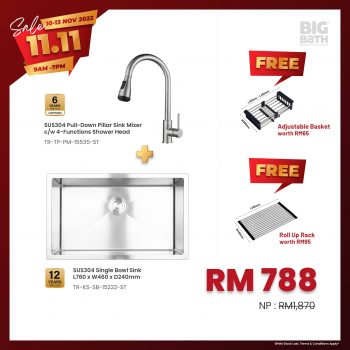 Big-Bath-11.11-Sale-23-350x350 - Home & Garden & Tools Johor Kedah Kelantan Kuala Lumpur Malaysia Sales Melaka Negeri Sembilan Pahang Penang Perak Perlis Putrajaya Sabah Sanitary & Bathroom Sarawak Selangor Terengganu 