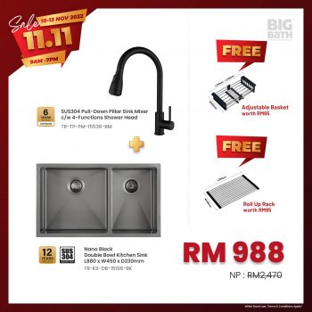 Big-Bath-11.11-Sale-25-350x350 - Home & Garden & Tools Johor Kedah Kelantan Kuala Lumpur Malaysia Sales Melaka Negeri Sembilan Pahang Penang Perak Perlis Putrajaya Sabah Sanitary & Bathroom Sarawak Selangor Terengganu 