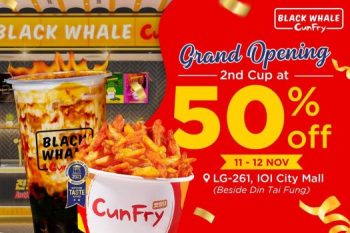 Black-Whale-50-Off-Promotion-at-IOI-City-Mall-350x233 - Beverages Food , Restaurant & Pub Promotions & Freebies Putrajaya 