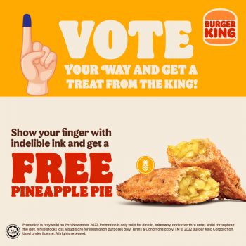 Burger-King-GE15-Promotion-350x350 - Beverages Burger Food , Restaurant & Pub Johor Kedah Kelantan Kuala Lumpur Melaka Negeri Sembilan Pahang Penang Perak Perlis Promotions & Freebies Putrajaya Sabah Sarawak Selangor Terengganu 