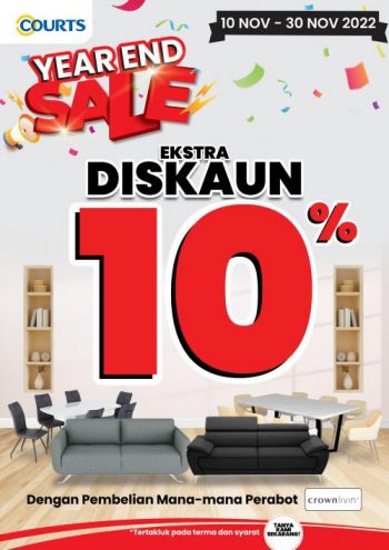 COURTS-Crownlivin-Year-End-Sale-350x495 - Computer Accessories Electronics & Computers Furniture Home & Garden & Tools Home Appliances Home Decor IT Gadgets Accessories Johor Kedah Kelantan Kitchen Appliances Kuala Lumpur Malaysia Sales Melaka Negeri Sembilan Pahang Penang Perak Perlis Putrajaya Sabah Sarawak Selangor Terengganu 