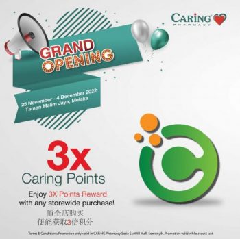 Caring-Pharmacy-Opening-Promotion-at-Taman-Malim-Jaya-1-1-350x349 - Beauty & Health Health Supplements Melaka Personal Care Promotions & Freebies 