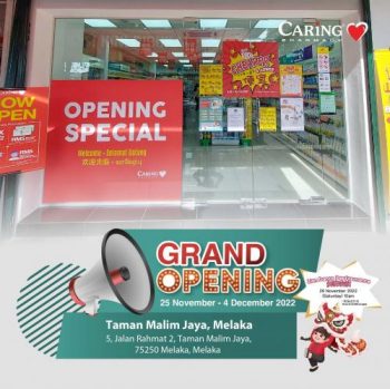 Caring-Pharmacy-Opening-Promotion-at-Taman-Malim-Jaya-1-350x349 - Beauty & Health Health Supplements Melaka Personal Care Promotions & Freebies 