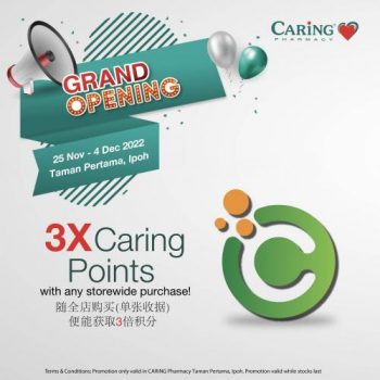 Caring-Pharmacy-Opening-Promotion-at-Taman-Pertama-Ipoh-1-350x350 - Beauty & Health Health Supplements Perak Personal Care Promotions & Freebies 