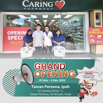 Caring-Pharmacy-Opening-Promotion-at-Taman-Pertama-Ipoh-350x350 - Beauty & Health Health Supplements Perak Personal Care Promotions & Freebies 