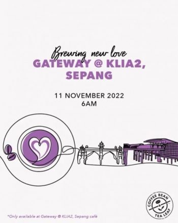 Coffee-Bean-Opening-Promotion-at-Gateway@KLIA2-Sepang-350x437 - Beverages Food , Restaurant & Pub Promotions & Freebies Selangor 